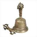 Nature's Artifacts Tibetan Bell with Dorji