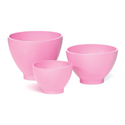 Pink Rubber Mixing Bowls